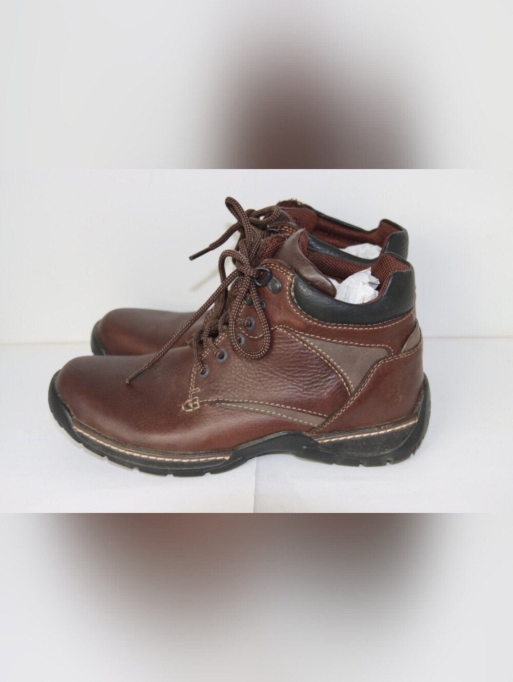Men's Brown Leather Dockers Boots 8.5M